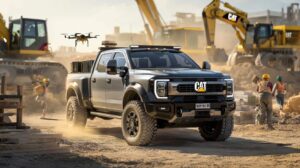 Caterpillar surprinde cu un pick-up Cat Truck extrem de robust, dotat cu tehnologii inteligente pentru construcții