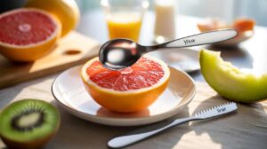 Cu această lingură inteligentă pentru fructe, consumul de grapefruit devine brusc o plăcere