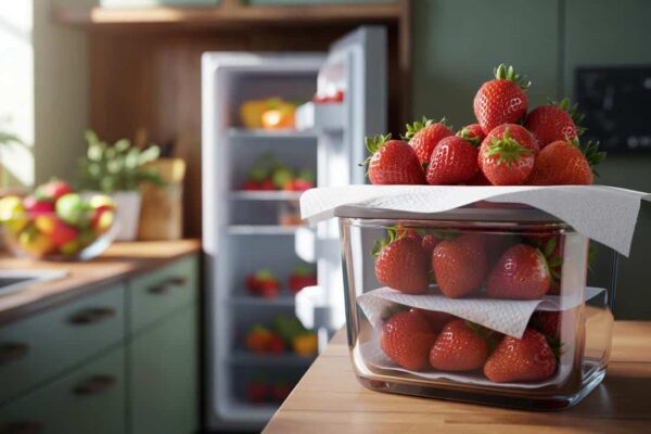 păstrezi căpșunile