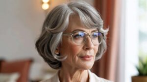 După 70 de ani: această tunsoare scurtă atenuează aspectul ridurilor la persoanele care poartă ochelari