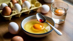 Punctul roșu din gălbenușul ouălor: să-l arunci sau să-l mănânci pur și simplu?