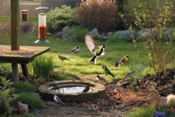 hrăniți păsările