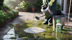 Iată cum îți poți menține terasa fără mușchi folosind un singur produs simplu din bucătărie