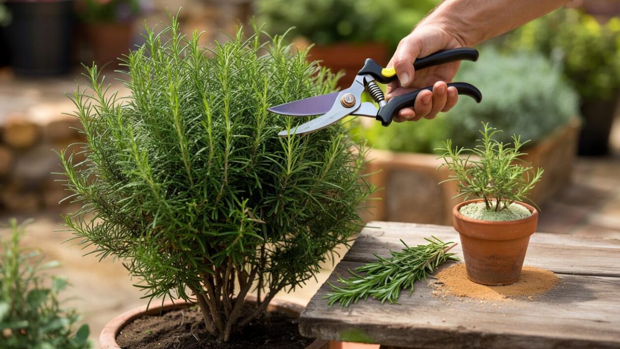tundeți rozmarinul